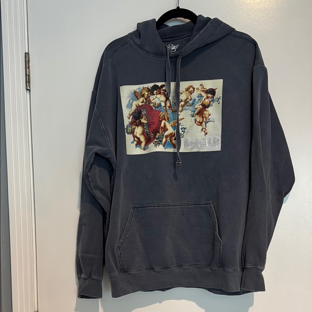 Boys Lie Gray Graphic Hoodie